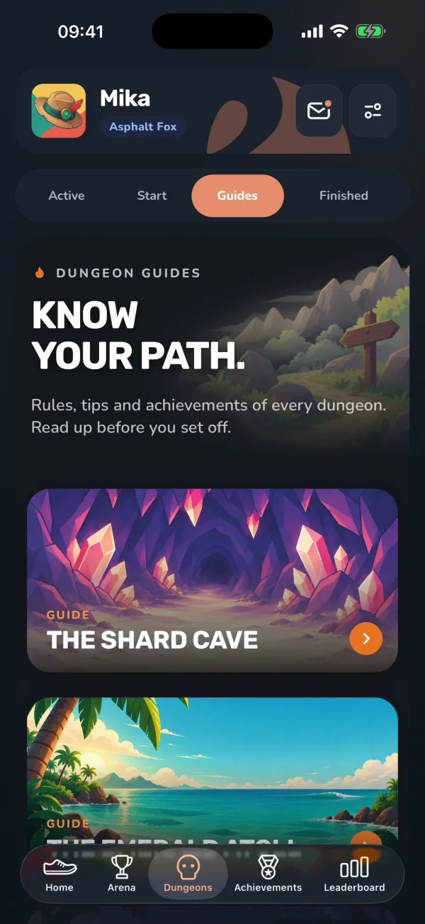 Dungeons, “Guides”: a guide for every dungeon