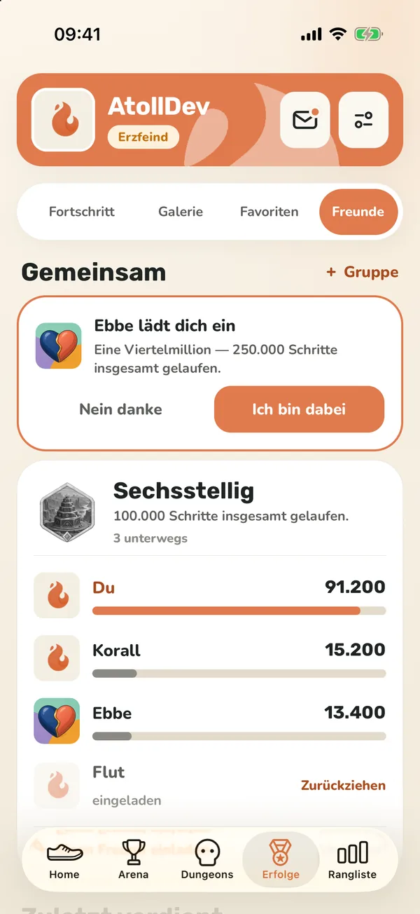 Erfolge, Reiter Freunde: gemeinsame Erfolge mit Freunden